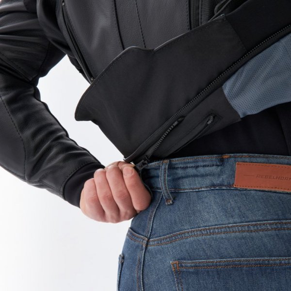 SPODNIE JEANS JEDNOWARSTWOWE REBELHORN NOMAD TAPERED FIT WASHED BLUE W32L32