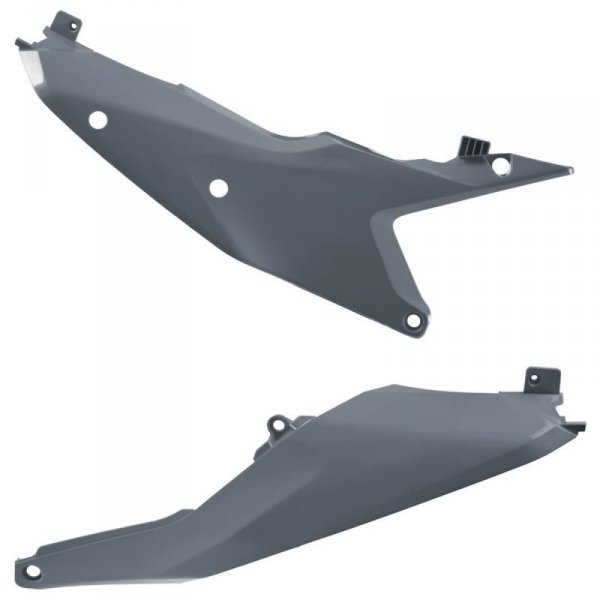 POLISPORT BOCZKI TYLNE KTM SX/SX-F 125/150/200/250/350/450/505 23-26; EXC/EXC-F 125/200/250/300/450/500 24-26 KOLOR SZARY (N-GRE