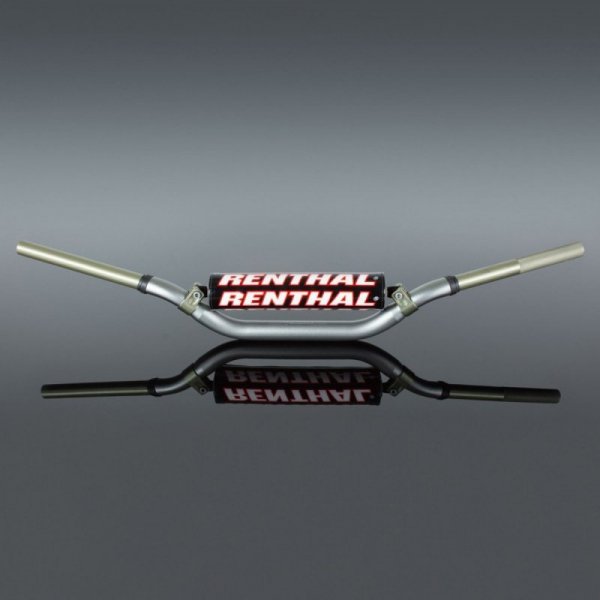 RENTHAL KIEROWNICA 1,1/8 CALA (28,6MM) MX TWINWALL 997 HANDLEBAR TANIUM CR/CRF 04-13 KX/KXF 06-13 PADDED KOLOR TYTANOWY Z GĄBKĄ
