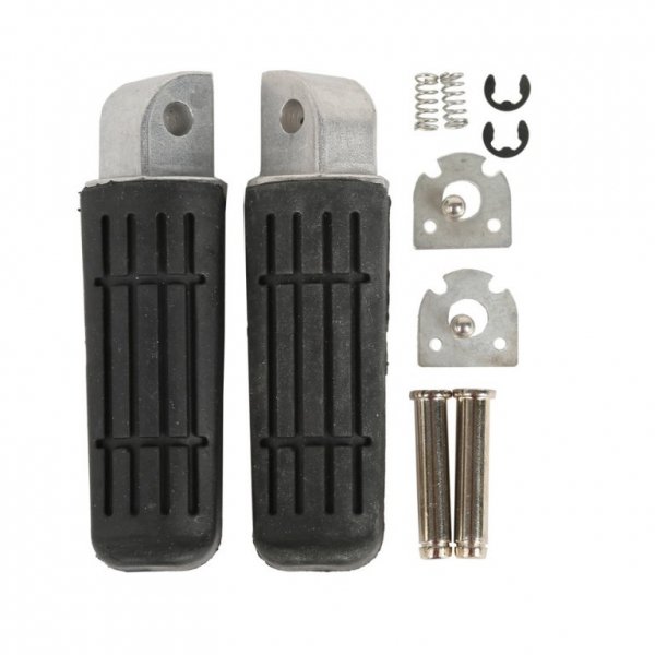 BIKETEC PARTS ZESTAW PODNÓŻKÓW (PODNÓŻKI) PASAŻERA KOMPLETNY Z MOCOWANIAMI YAMAHA FJR 1300 01-19, FZ1 06-15, FZ6 04-15, XJ6 09-1