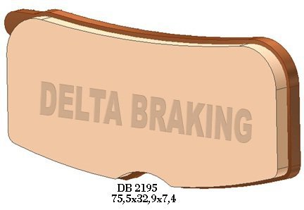 DELTA BRAKING KLOCKI HAMULCOWE KH474 CAN-AM SPYDER RS / RS-S / RT / RT LTD / RT-S 10-12, RS SE5 / SM5 08-09 PRZÓD STRONA LEWA / 