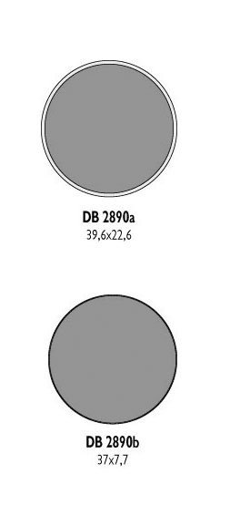 DELTA BRAKING KLOCKI HAMULCOWE KH155 YAMAHA YFS 200 BLASTER`91-02 TYŁ - ZASTĘPUJĄ DB2890MX-D ORAZ DB2890QD-D