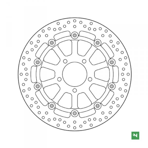 NEWFREN TARCZA HAMULCOWA PRZÓD SUZUKI GSXR 600/750 97-03; GSXR 1000 00-04; TL1000; GSXR 1300 HAYABUSA 99-07; GSX 1400 02-07 (320