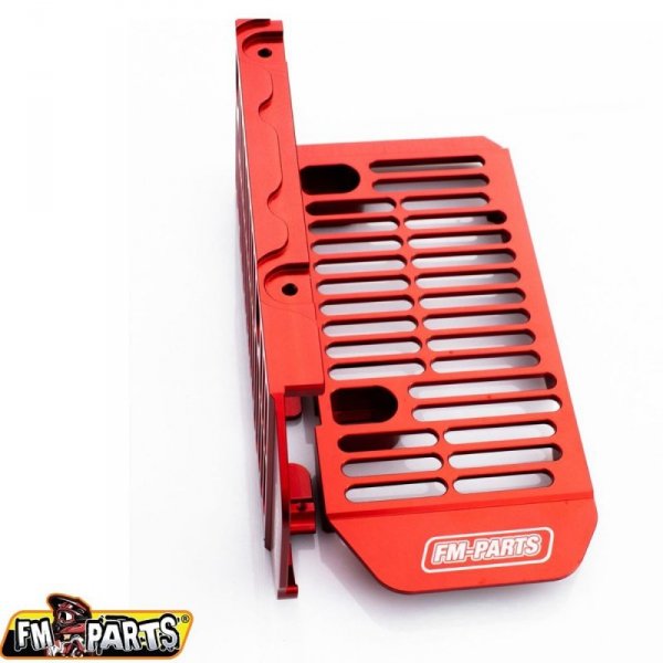 FM-PARTS OSŁONY CHŁODNICY (KRATKI) ALUMINIUM RIEJU MR 21-23 KOLOR CZERWONY