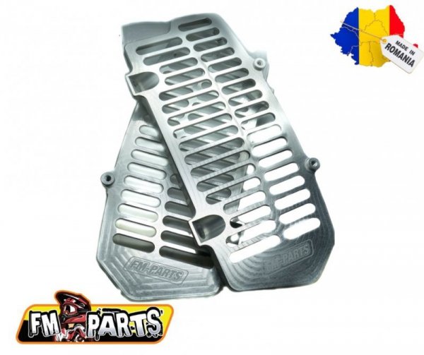 FM-PARTS OSŁONY CHŁODNICY (KRATKI) ALUMINIUM KTM/HUSQVARNA 20-23 KOLOR SREBRNY
