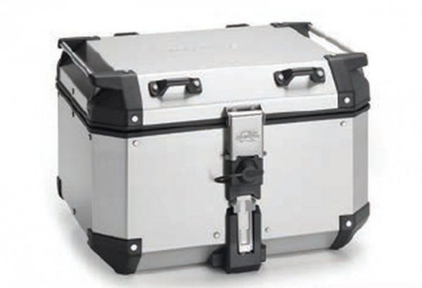 KAPPA KUFER CENTRALNY 48L MONOKEY KVG480A KVOYAGER ALUMINIOWY KOLOR SREBRNY