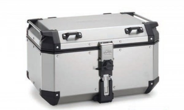 KAPPA KUFER CENTRALNY 58L MONOKEY KVG580A KVOYAGER ALUMINIOWY KOLOR SREBRNY
