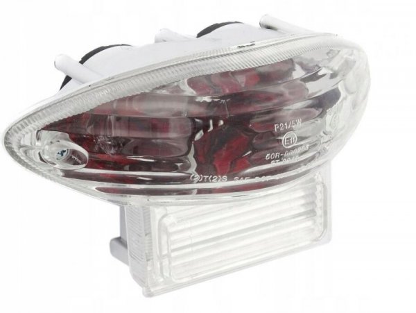AMEX LAMPA TYŁ SUZUKI GSXR1300 HAYABUSA 99-07 (BIAŁE SZKŁO/HOMOLOGACJA)