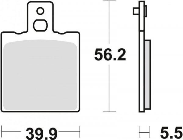 TRW ZF KLOCKI HAMULCOWE KH47/2 ORGANIC YAMAHA TZR 125 91-95, TYŁ