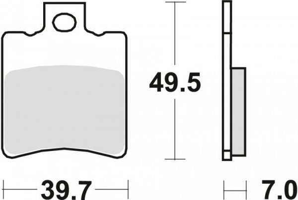 TRW ZF KLOCKI HAMULCOWE KH193 SINTER SPORT APRILIA MIJITO CUSTOM 50 99-13, SUZUKI AY 50 KATANA 97-04, PRZÓD (PROMOCJA)