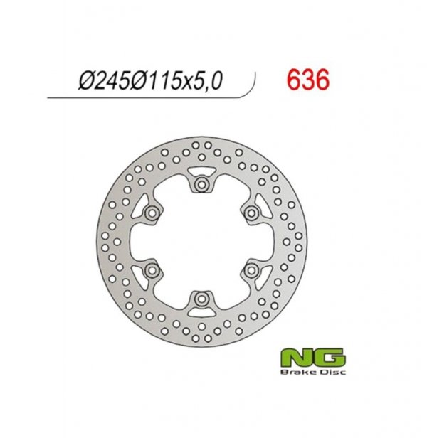 NG TARCZA HAMULCOWA TYŁ YAMAHA FZS / FZR / XJ 600 / XT660 / YZF 600 THUNDERCAT / TDM 850 91-01, DUCATI MONSTER 600 / 750 / 900 9