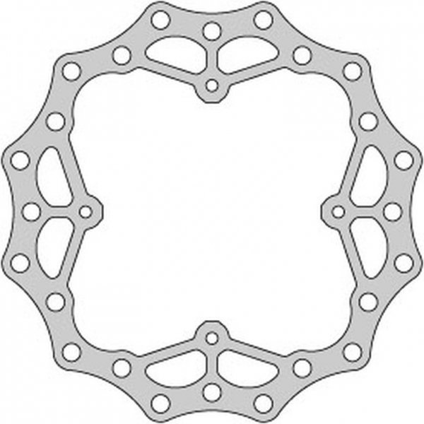 DELTA BRAKING TARCZA HAMULCOWA TYŁ HONDA CR 125 02-07, CRF 250 04-21, CRF 250 X 04-17, CRF 450 02-21, WAVE ULTRA LIGHT (240X121X