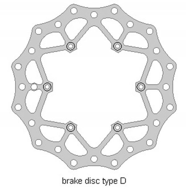 DELTA BRAKING TARCZA HAMULCOWA PRZÓD BETA 2T/4T 13-21, WAVE ULTRA LIGHT (260X126,5X3MM) (6X6,5MM) (NG1293)