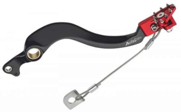 ACCEL DŹWIGNIA HAMULCA NOŻNEGO HONDA CRF 450R 02-18, CRF 250R 04-18 KOLOR CZERWONY