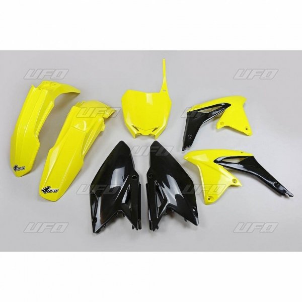UFO KOMPLET PLASTIKÓW SUZUKI RMZ 450 '08-17 KOLOR OEM '17 (ŻÓŁTY/CZARNY)