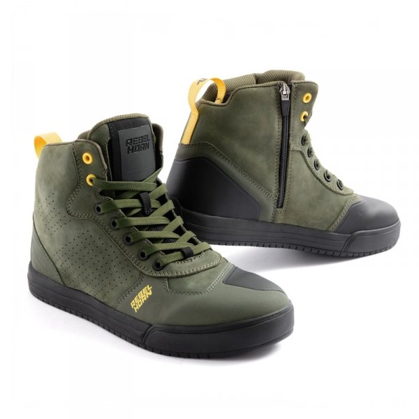BUTY MOTOCYKLOWE REBELHORN SPIKE OLIVE GREEN 37
