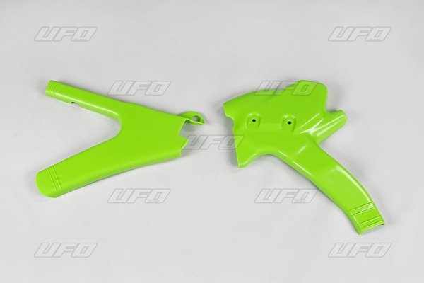 UFO OSŁONY RAMY KAWASAKI KDX 200 '95-18 KOLOR ZIELONY