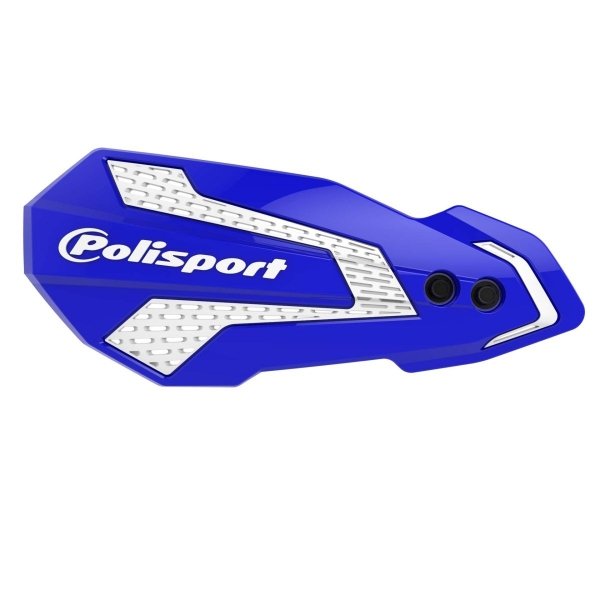 POLISPORT  OSŁONY RĄK (LISTKI) MODEL MX FLOW Z UNIWERSALNYM ZESTAWEM MONTAŻOWYM YAMAHA YZ/YZF/WR '08-22' KOLOR NIEBIESKO BIAŁY