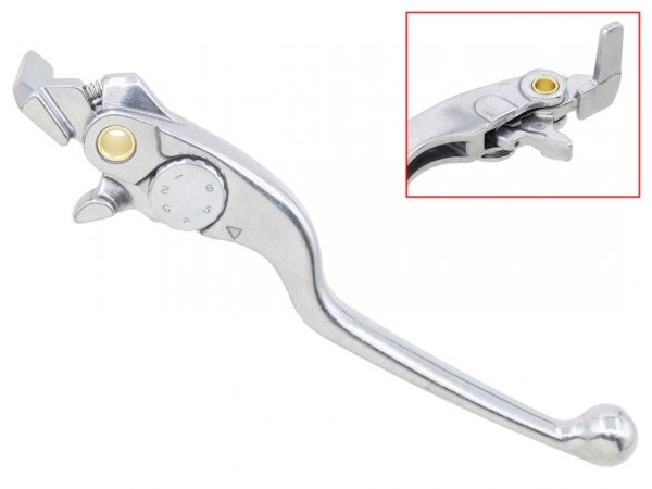 PSYCHIC DŹWIGNIA HAMULCA HONDA CRF 1100 AFRICA TWIN 20-22 (OEM: 53170-MKS-E01) KOLOR SREBRNY