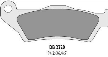 Delta Braking KTM EXC/SX 200 (98-08) klocki hamulcowe przód