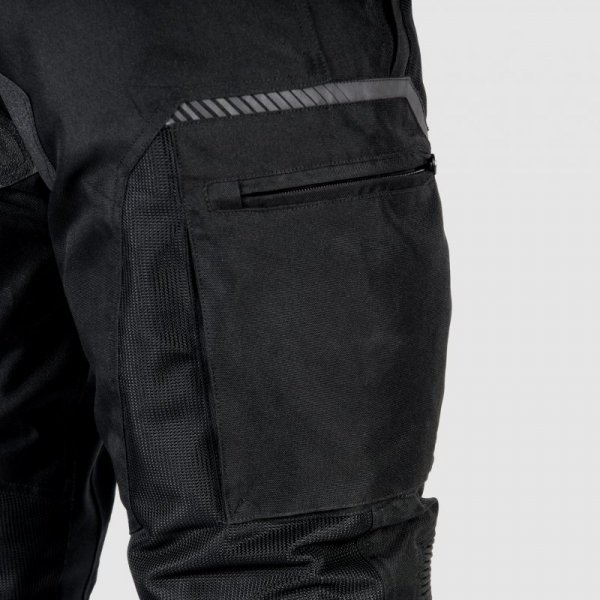 SPODNIE TEKSTYLNE OZONE FLOW BLACK 5XL