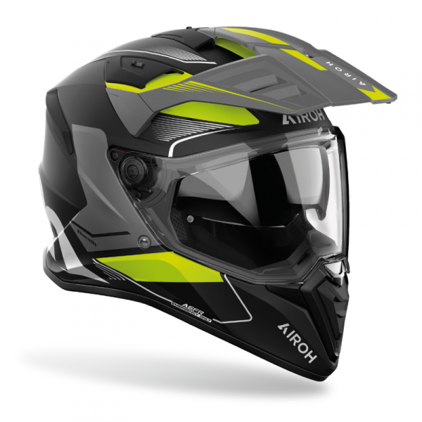 KASK MOTOCYKLOWY AIROH BANDIT TUNE YELLOW MATT XS
