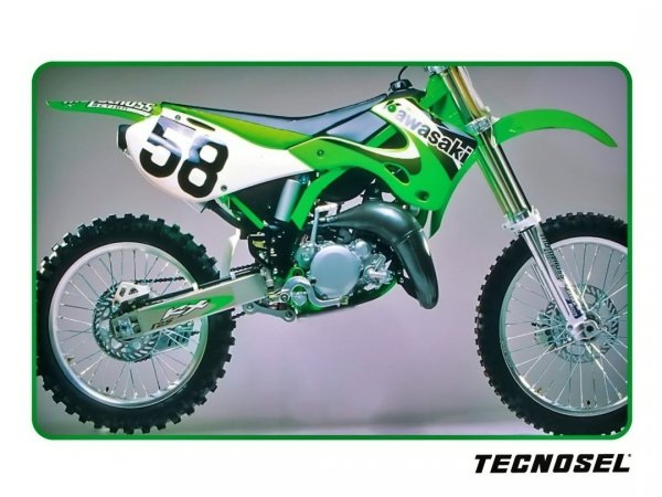 POSZYCIE NA SIEDZENIE KAWASAKI KX 125/250 99-02 / REPLICA TEAM KAWASAKI