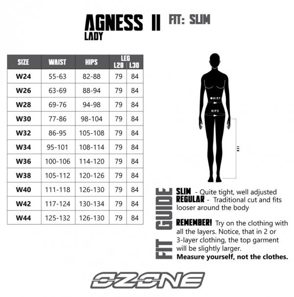 JEANSY MOTOCYKLOWE DAMSKIE OZONE AGNESS 2 WASHED BLACK 34/30 W34/30