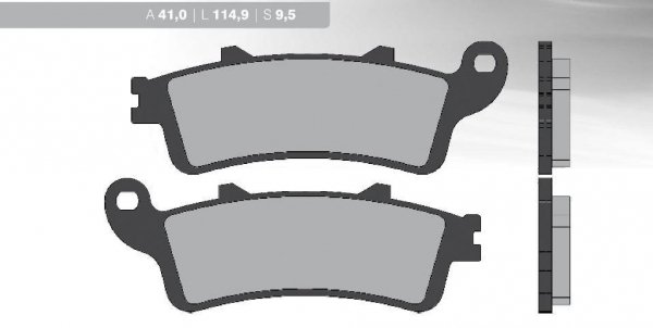 Brenta klocki hamulcowe tył Honda CB 1100SF X11 (00-03)