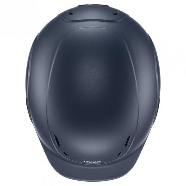 UVEX Kidoxx matowy kask jeździecki dziecięcy granat (49-54 cm)