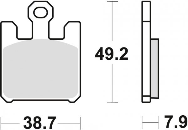 Delta Braking klocki hamulcowe przód Suzuki GSX-R 1000 03