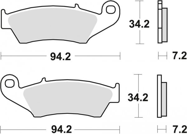 TRW klocki hamulcowe przód Suzuki DRZ 400 SM ( 05-08)