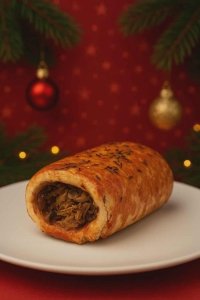 Pasztecik z pieczarkami i cebulą 