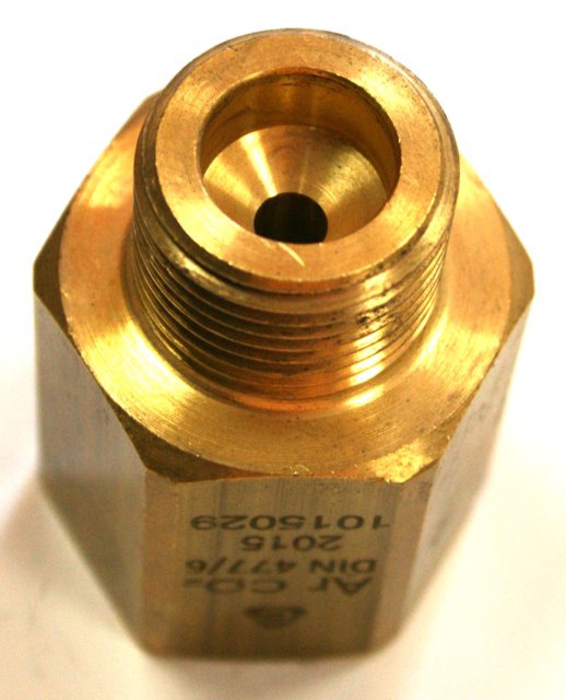 Adapter W21.8x1/14&quot;-DIN477/6 7mm
