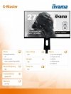 Monitor 27 GB2730HSU-B1 1MS,HDMI,DP,USB,PIVOT,FLICKER FREE,