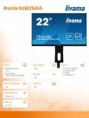 Monitor 21,5 XUB2292HS IPS,VGA/HDMI/DP/PIVOT