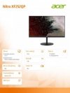 Monitor 24.5 cale Nitro  XF252QPbmiiprx