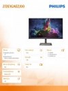 Monitor 272E1GAEZ 27 cali VA 144Hz HDMI DP, Regulacja wysokości