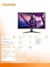 Monitor C32G2AE 31.5 cala VA Curved 165Hz HDMIx2 DP