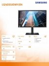 Monitor 24W cale LS24E65UDWY/EN PLS WUXGA 16:10 4ms płaski 3Y NBD