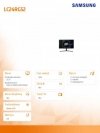 Samsung Monitor 24 cale LC24RG52FQRXEN VA 1920x1080 FHD 16:9 2xHDMI/1xDP 4 ms (GTG) zakrzywiony 144Hz Gaming