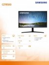 Monitor 27 cali LC27R500FHRXEN VA 1920x1080 FHD 16:9 1xD-sub/1xHDMIx 4 ms (GTG) zakrzywiony