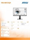 Monitor 27 cali PRO MP273QP FLAT/IPS/WQHD/75Hz/4ms