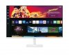 Monitor 32 cale LS32BM701UPXEN VA 3840x2160 UHD 16:9 2xHDMI 1xUSB-C (65W) 4 ms (GTG) głośniki płaski biały SMART 2 lata d2d