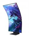 Monitor 55 cali LS55CG970NUXEN VA 3840x2160 UHD 16:9 4xHDMI/LAN(RJ45)/2xUSB2.0 1ms(GTG) WiFi/BT głośniki zakrzywiony HAS+PIV 165