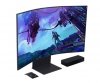 Monitor 55 cali LS55CG970NUXEN VA 3840x2160 UHD 16:9 4xHDMI/LAN(RJ45)/2xUSB2.0 1ms(GTG) WiFi/BT głośniki zakrzywiony HAS+PIV 165