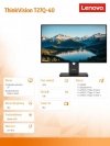 Monitor ThinkVision 27.0 T27Q-40 WLED LCD 64A6ZAT6EU