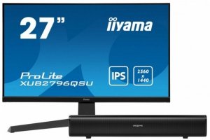 Monitor 27 cali XUB2796QSU-B1 + Soundbar Creative
