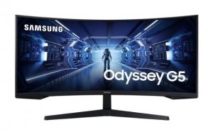 Monitor 34 cale LC34G55TWWPXEN VA 3440x1440 Ultra WQHD  21:9 format kinowy 1xHDMI/1xDP 1 ms (MPRT) zakrzywiony 165Hz Gaming 2 la