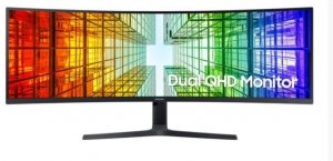 Monitor 49 cali LS49A950UIPXEN VA 5120x1440 DQHD 32:9 2xHDMI 1xUSB-C (90W) 1xDP 3xUSB 3.0 LAN (RJ45) 4ms HAS głośniki zakrzywion